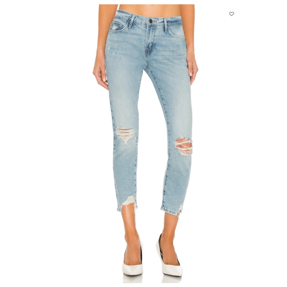 FRAME Le Garcon Crop Jeans
Size: 29
Color: Bathe